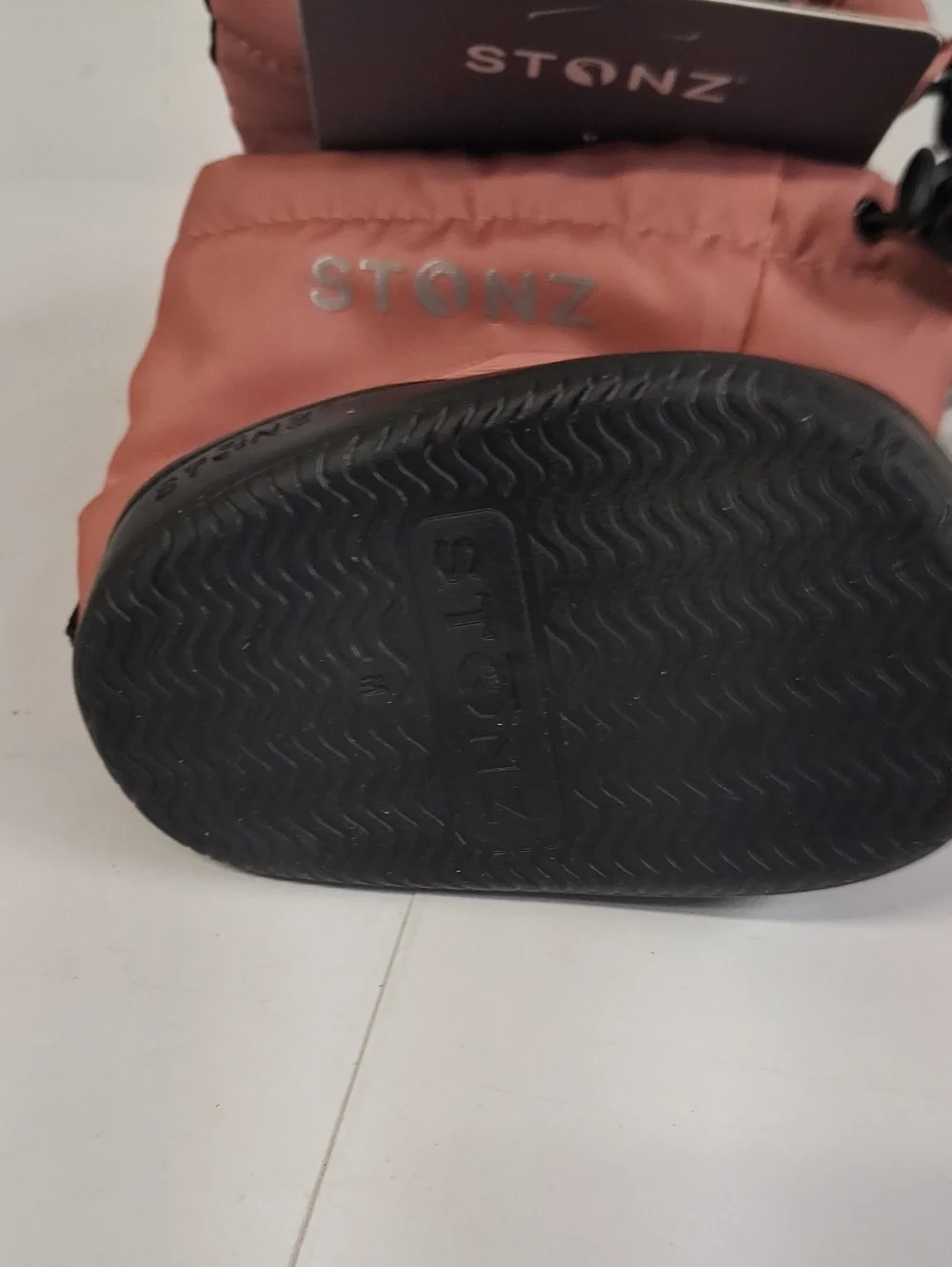 NWT Stonz Puffer Booties - Toddler Dusty Rose